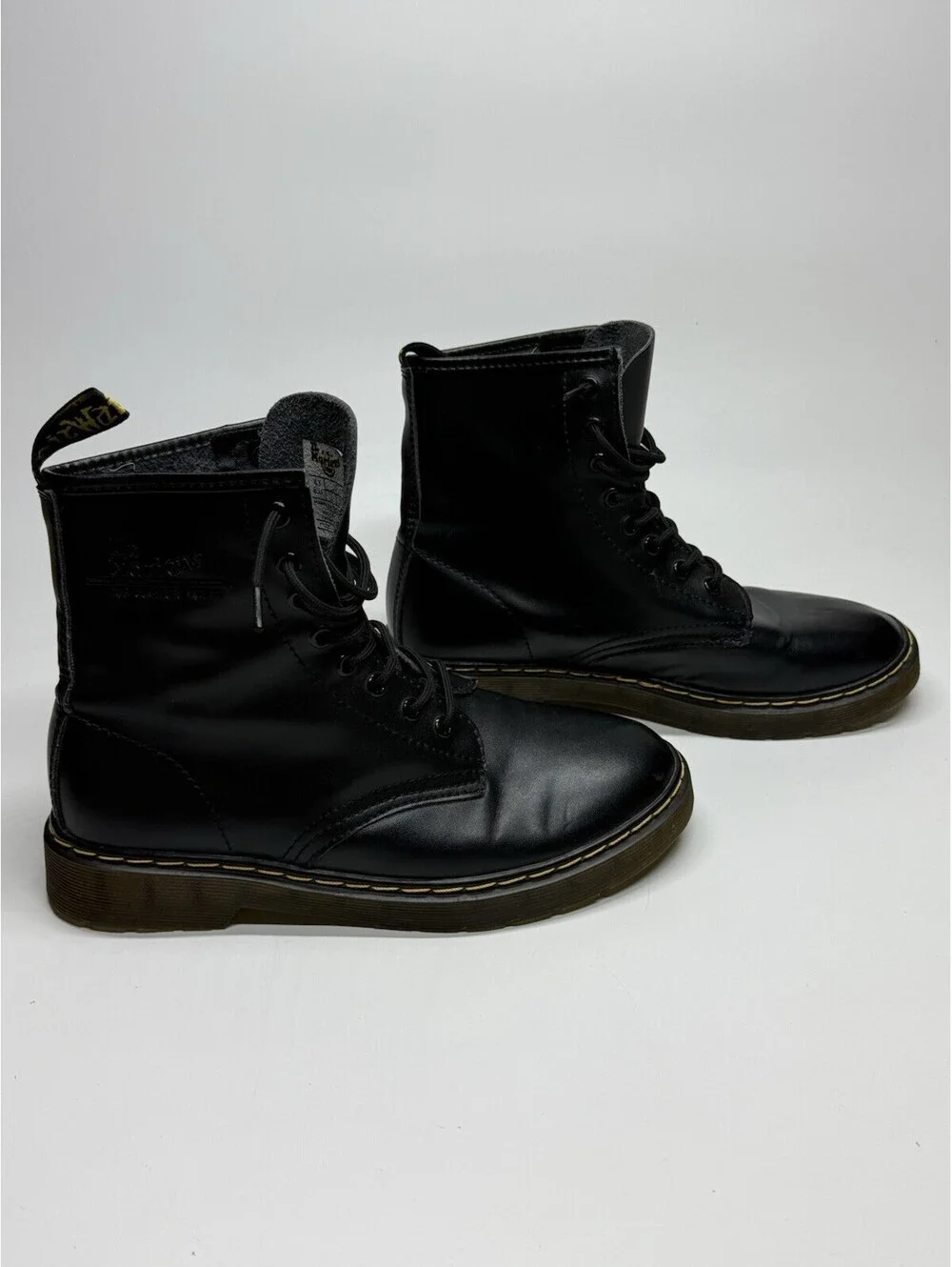 Dr. Martens 1460 Smooth Leather Boots - Black US Men 10/ US women 12
